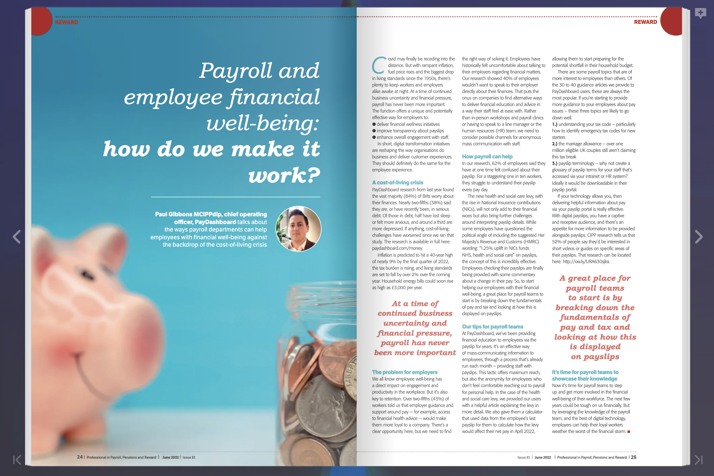 Payroll & Employee Financial Wellbeing