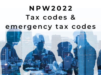 NPW2022 - Tax Codes & Emergency Tax Codes